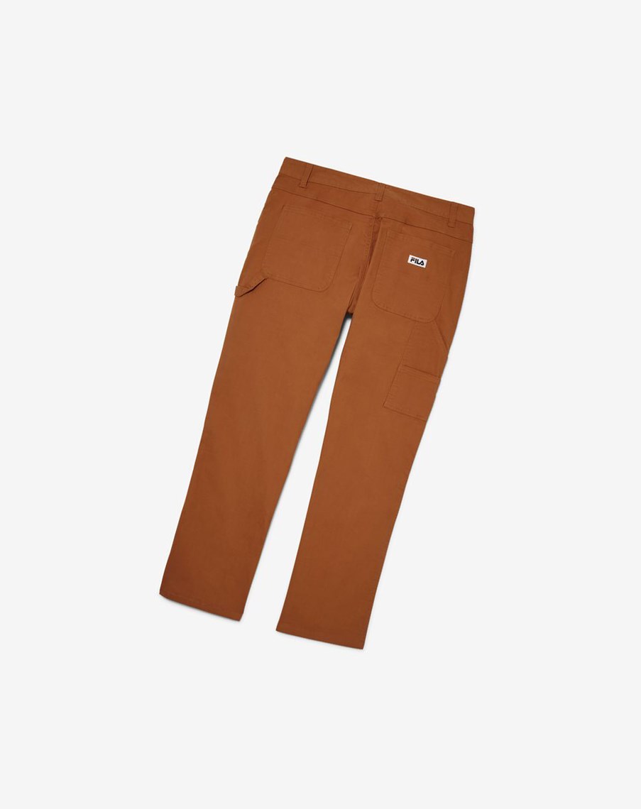 Fila Unlined Carpenter Pants - 30 Inseam 971 Chestnut | IMZVG-0521