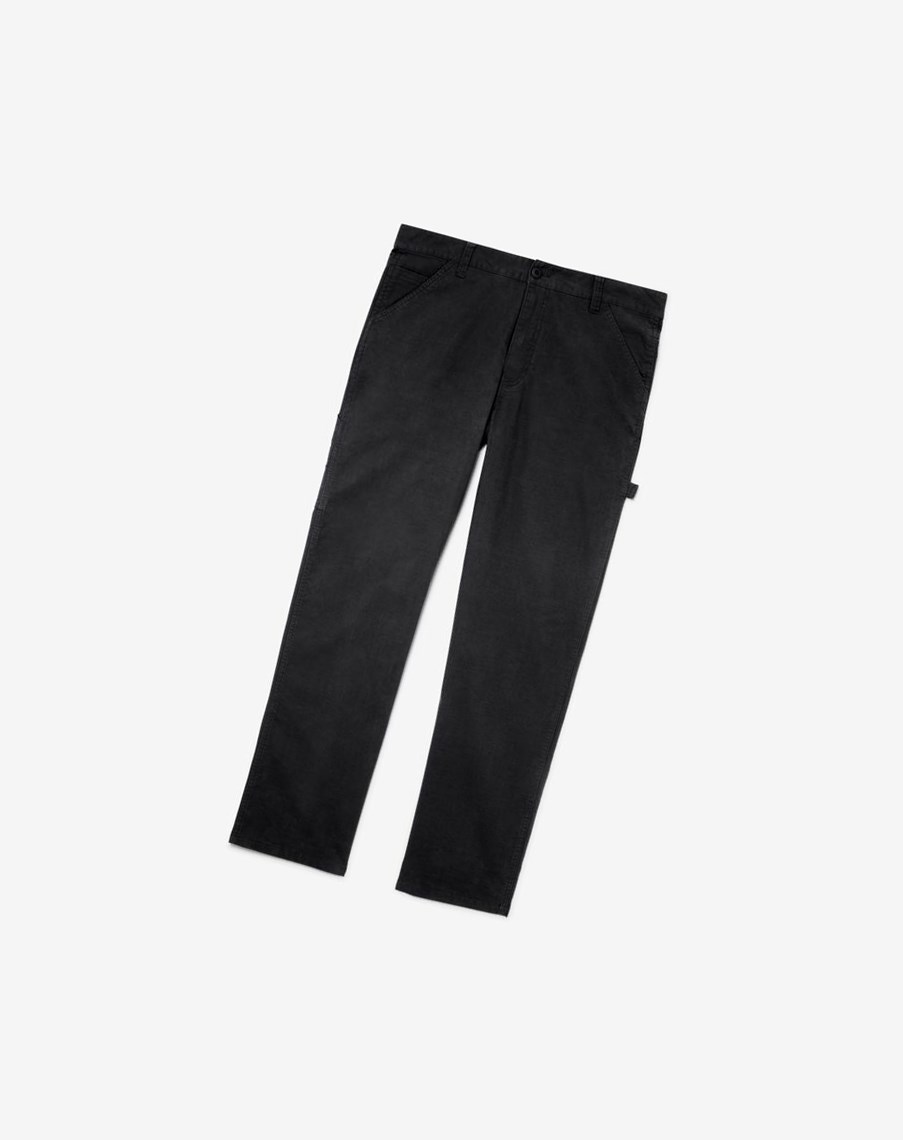 Fila Unlined Carpenter Pants - 30 Inseam Czarne | NETLO-1072