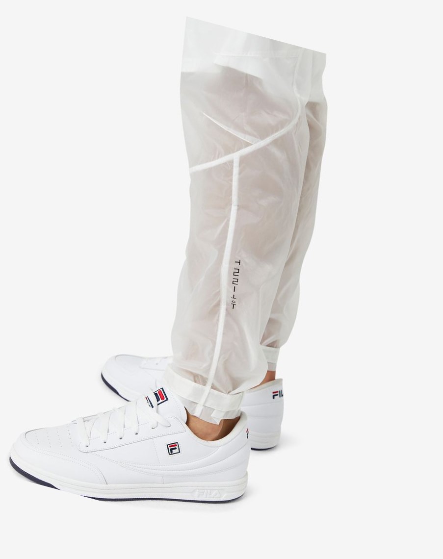 Fila Vega Wiatr Pant Białe Czarne | QERDN-0837