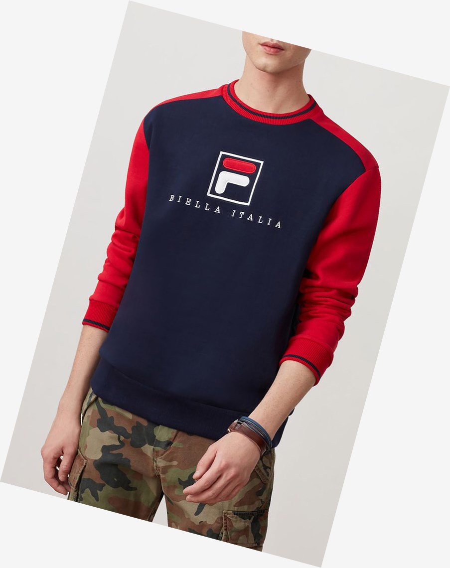 Fila Ventura Sweatshirt Peac/Cred/Wht | MDHEC-9065