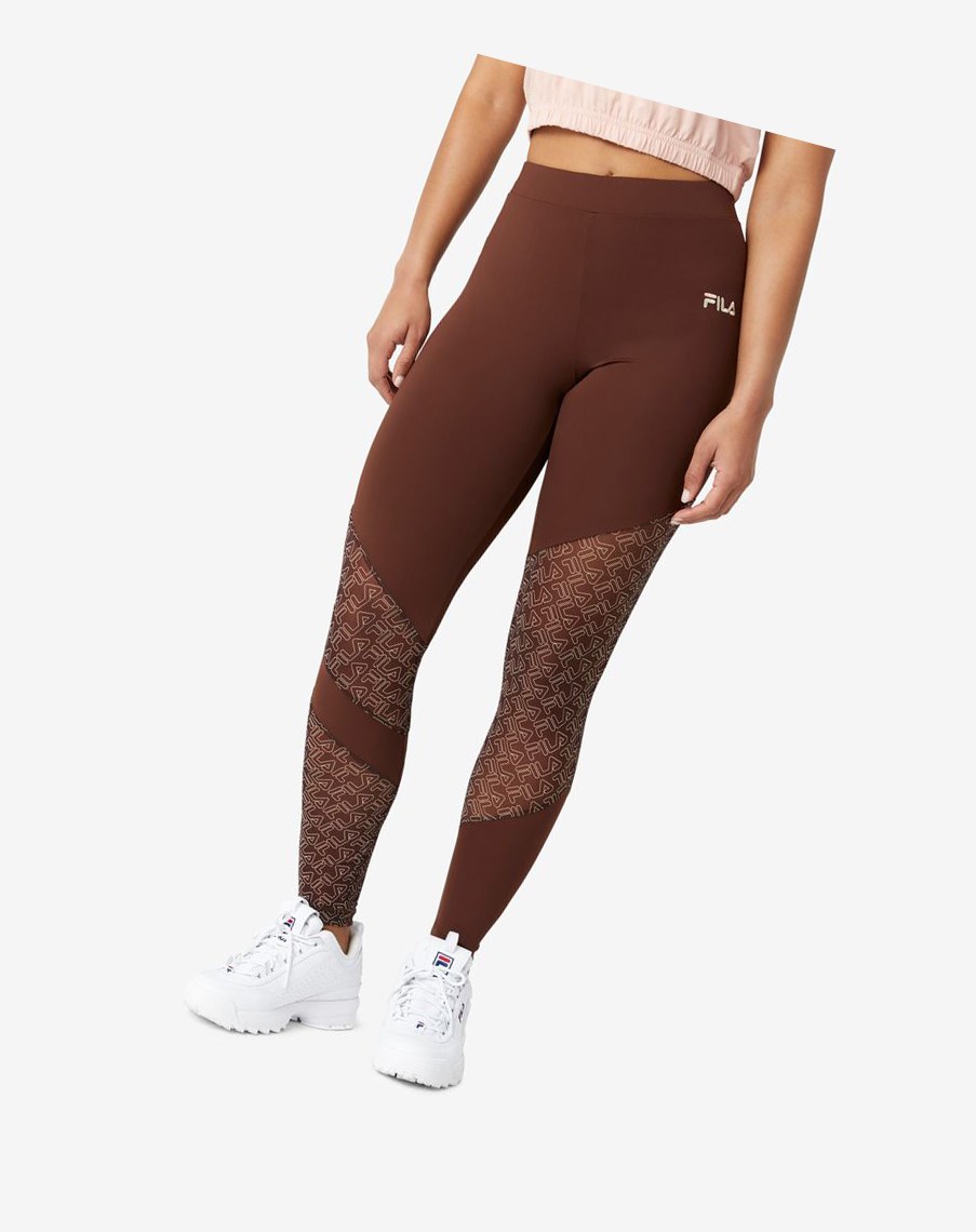 Fila Vilina Legging Jasny Różowe | XCHLJ-7950