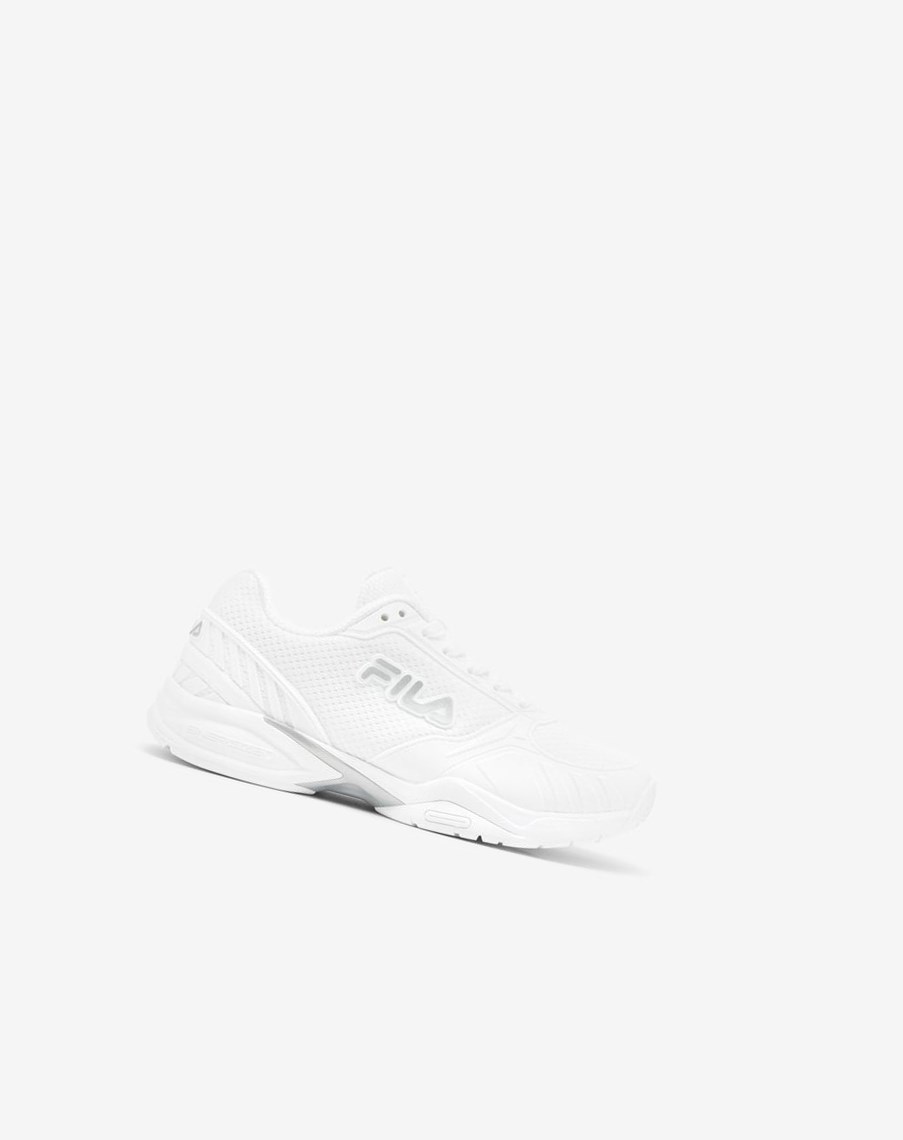 Fila Volley Zone Tenisa Shoes Wht/Msil/Wht | WVRXJ-0673