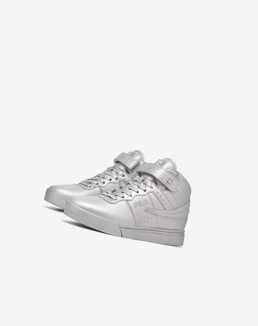 Fila Vulc 13 Metallic Sneakers Srebrne | YKCDX-9713