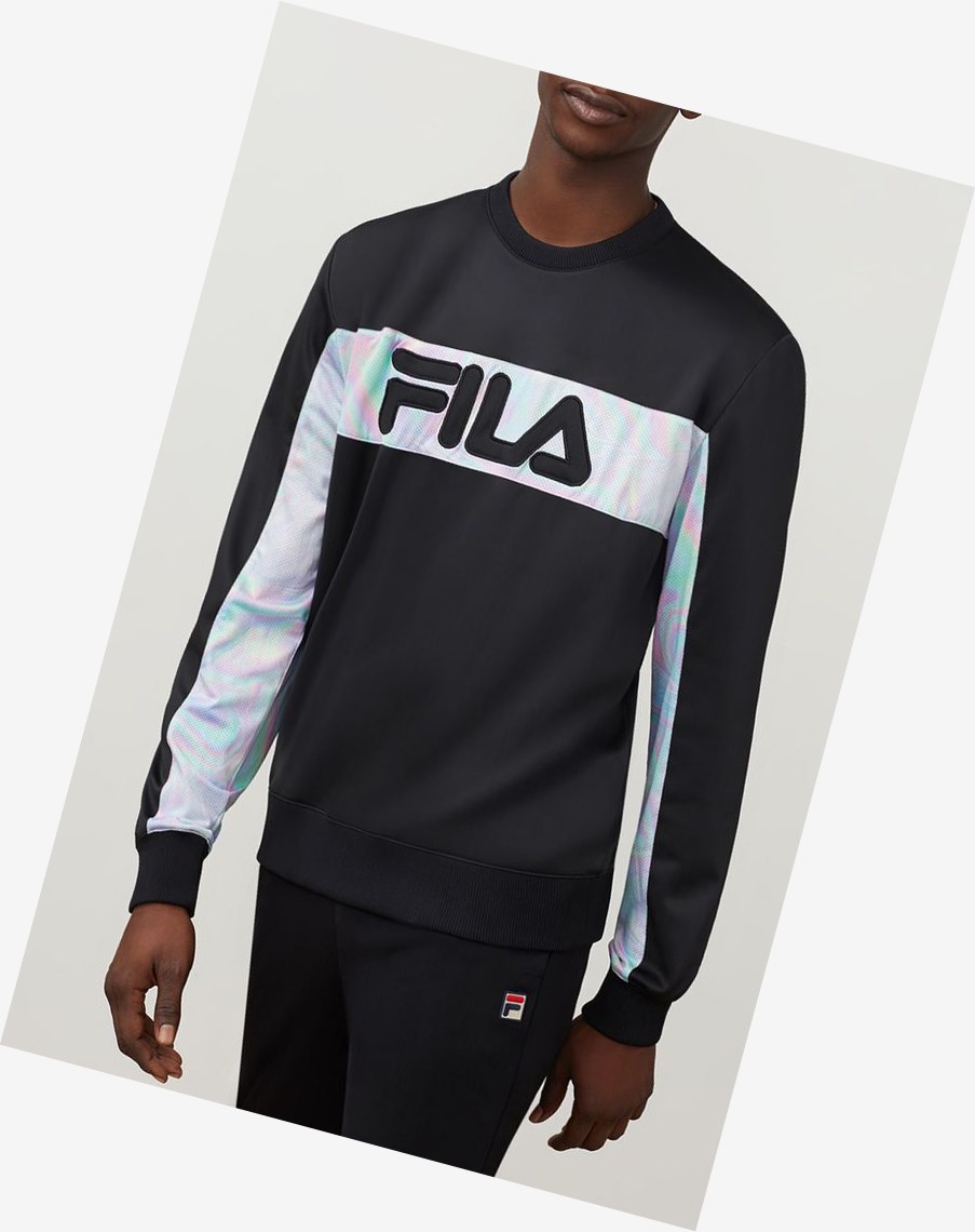 Fila Walter Crew Blk/Plil | LTIBC-3506