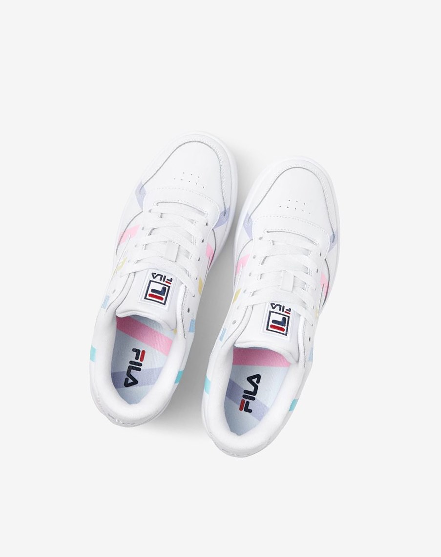 Fila Wx-100 Stripe Sneakers Białe Niebieskie | INLOA-3945