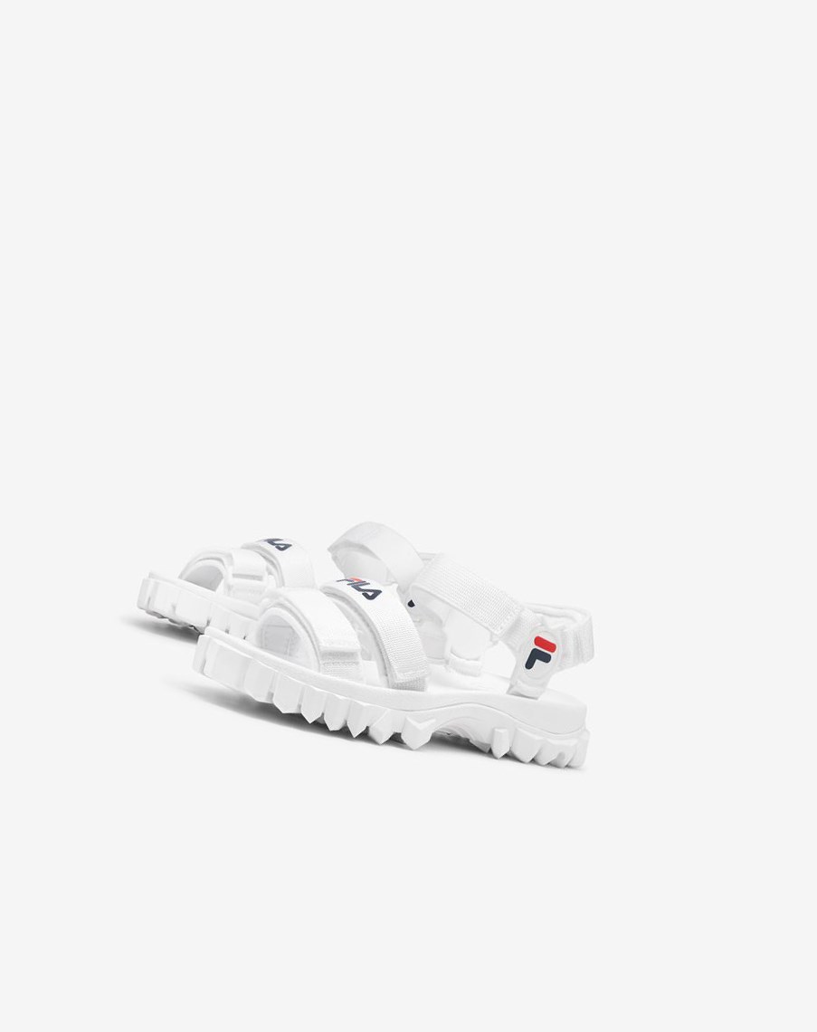 Fila Yak Sandal Klapki Sandals Białe Granatowe Czerwone | OEFVP-6953