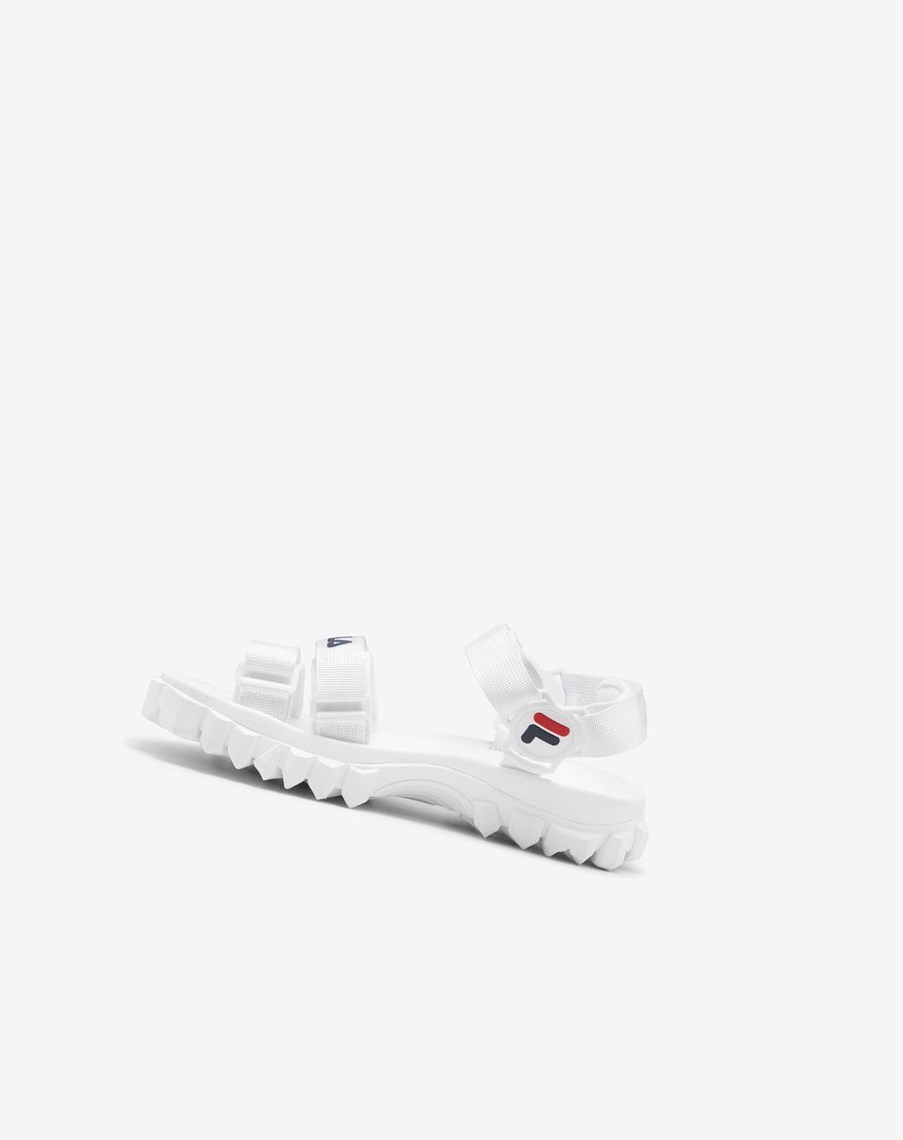 Fila Yak Sandal Klapki Sandals Białe Granatowe Czerwone | OEFVP-6953